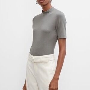 Club Monaco mock neck short sleeve top bundle